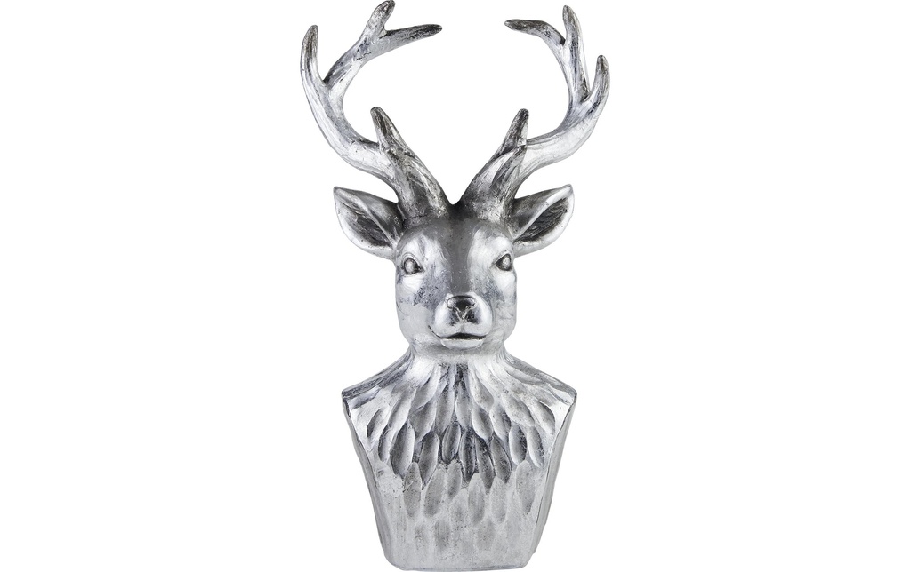 EGLO Figurine de Noël Cerf Lamlash Décoration de Noël, Argenté