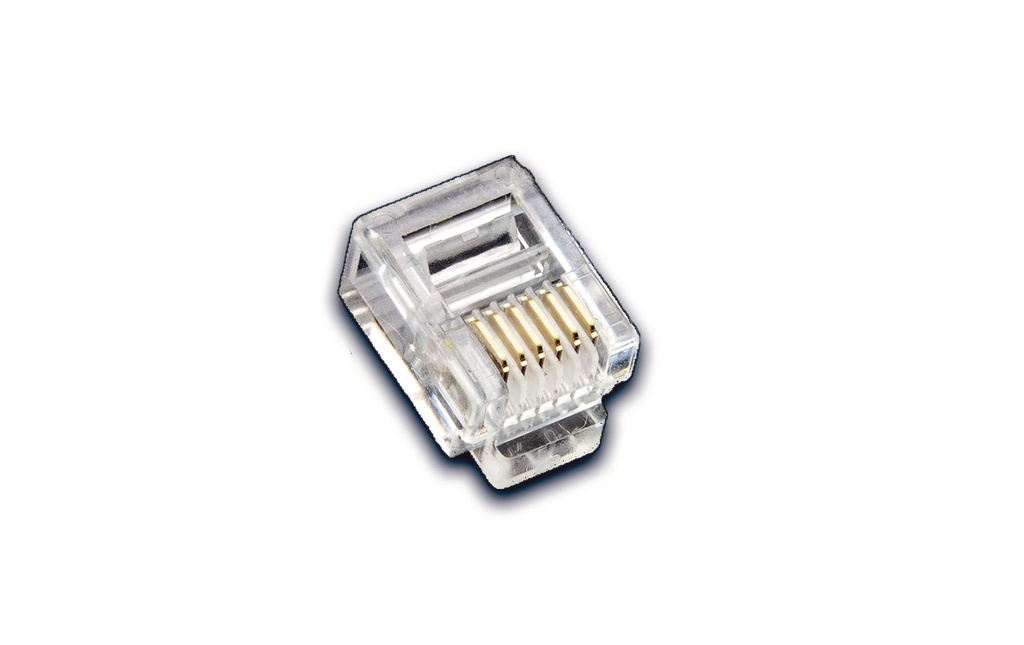 Wirewin Prise modulaire RJ-12, 6P/6C, paquet de 100