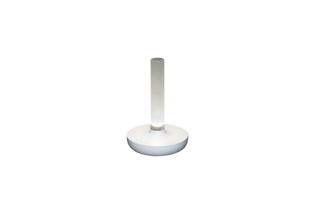 Konstsmide Lampe de table à accu USB Biarritz, 1800 / 3000 / 4000 K, blanc