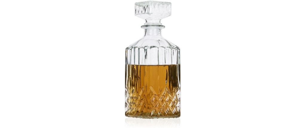alpina Bouteille de whisky 800 ml, 1 Pièce/s, Transparent