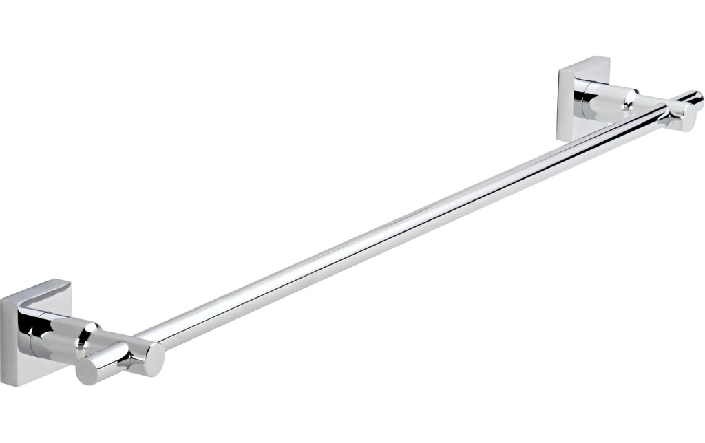 tesa Barre de drap de bain Hukk Argent