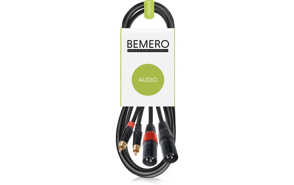Bemero Câble de connexion audio BAC2545-150BK Noir