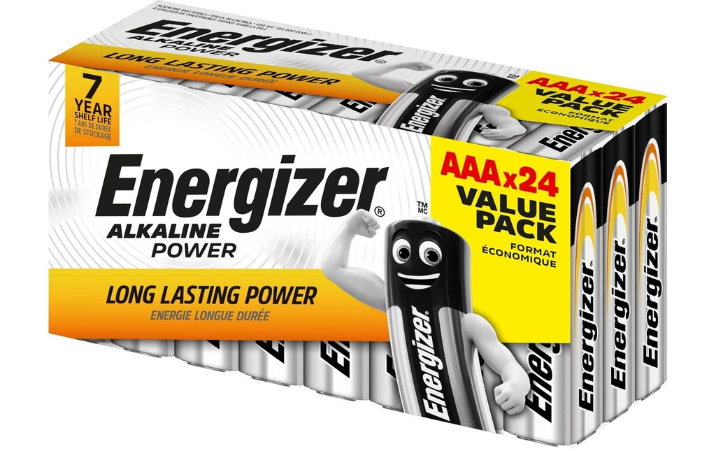 Energizer Pile Alkaline Power AAA , 24 Pièce/s