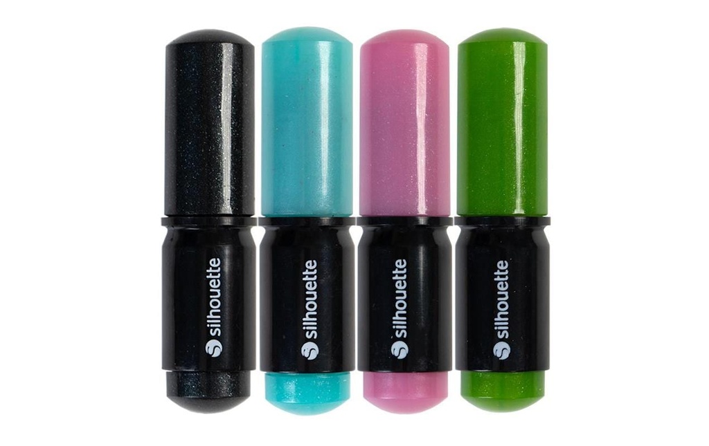Silhouette Accessoire Set de crayons à dessin Glitter 4 pièces