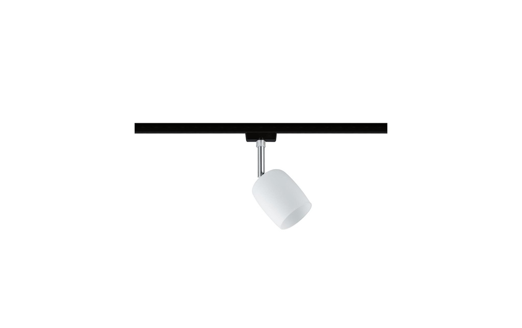Paulmann Spot sur rail URail Blossom, 1 x G9, 10 W, Blanc/Noir