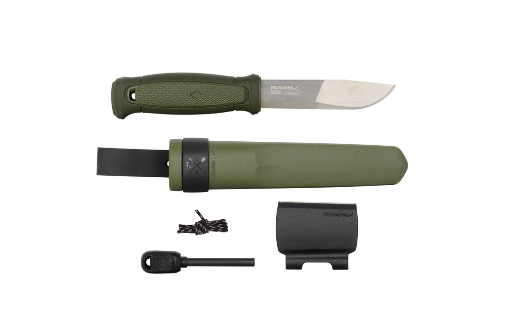 morakniv Couteau de survie Kansbol avec kit de survie (S) (S), Vert