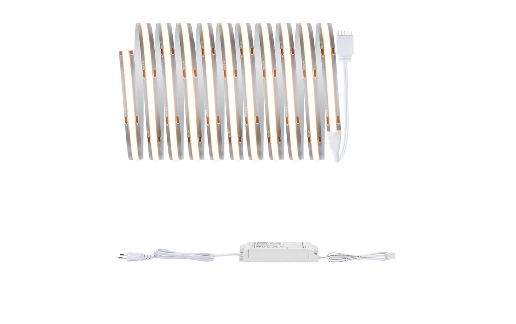 Paulmann Ruban à LED MaxLED 1000 BasisSet COB, 2700 K, 3 m, argent