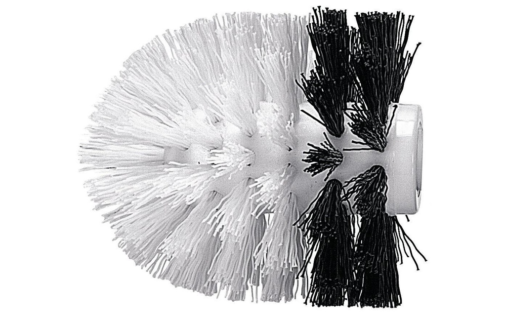 Kleine Wolke Tête de brosse de rechange 1 pièce, noir/blanc