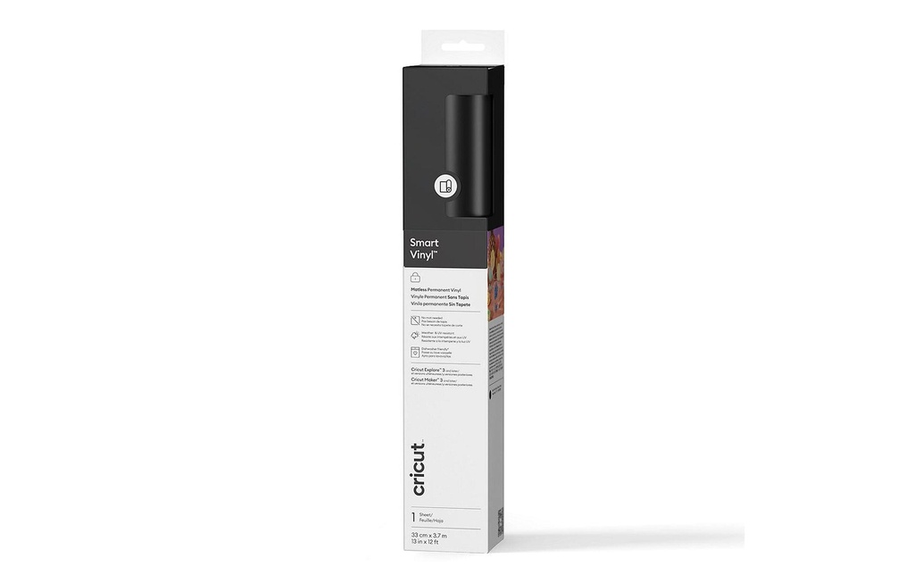 Cricut Film de vinyle Smart Permanent 33 x 366 cm, 1 Pièce/s, Noir
