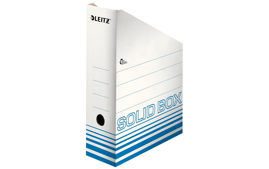 Leitz Boîte d’archivage Solid 100 mm Bacs verticaux, 10 pièces, bleu