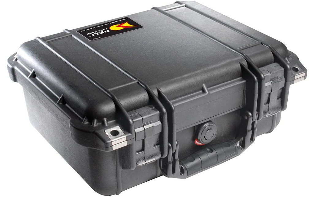 Peli Mallette de protection 1400 sans garniture en mousse, noir