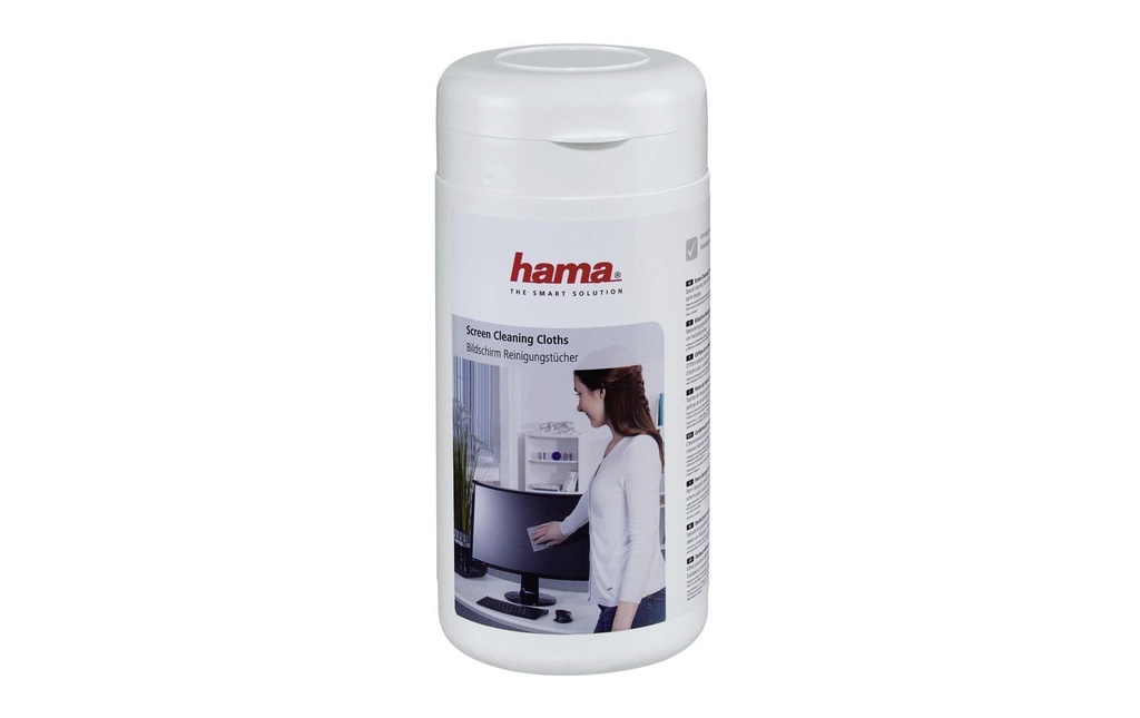 Hama Chiffons de nettoyage pour écrans 100 Pièce/s