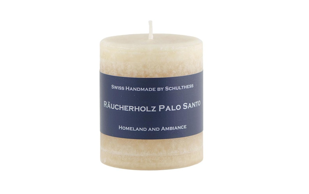 Schulthess Kerzen Bougie parfumée Bois de fumage Palo Santo, 7 cm x 8 cm