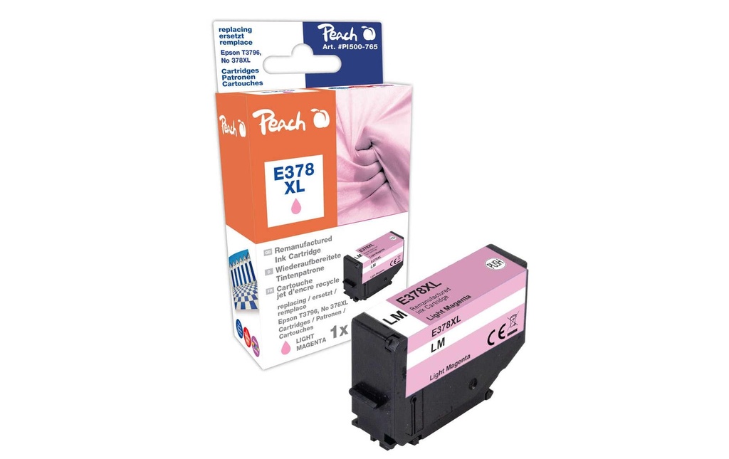 Peach Encre Epson T3796, No 378XL Light Magenta