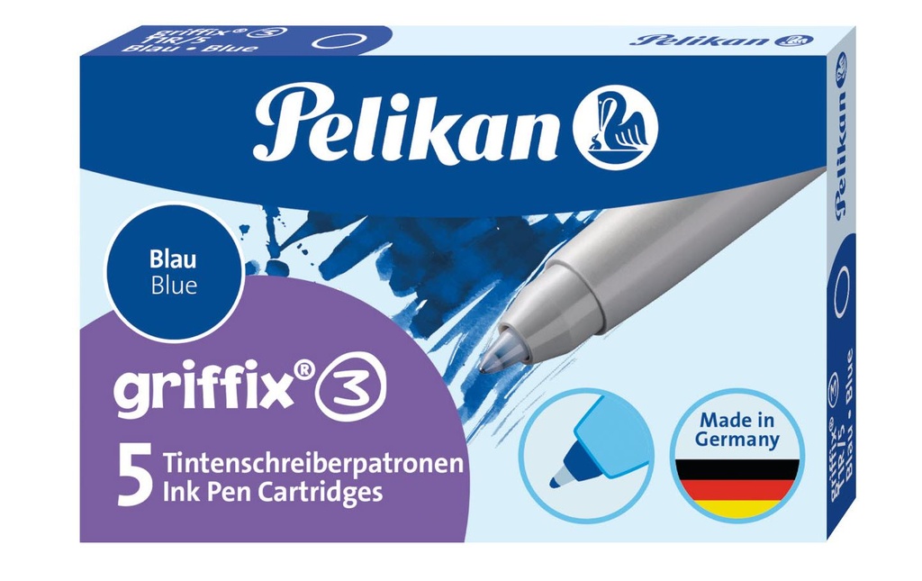 PELIKAN Cartouche pour Griffix plume (5 pces)