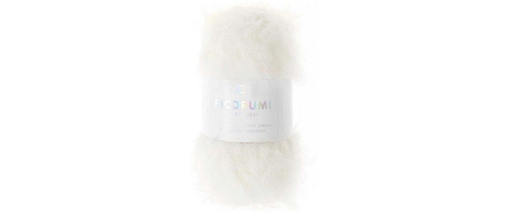 Rico Design Laine Ricorumi Furry Furry Blanc
