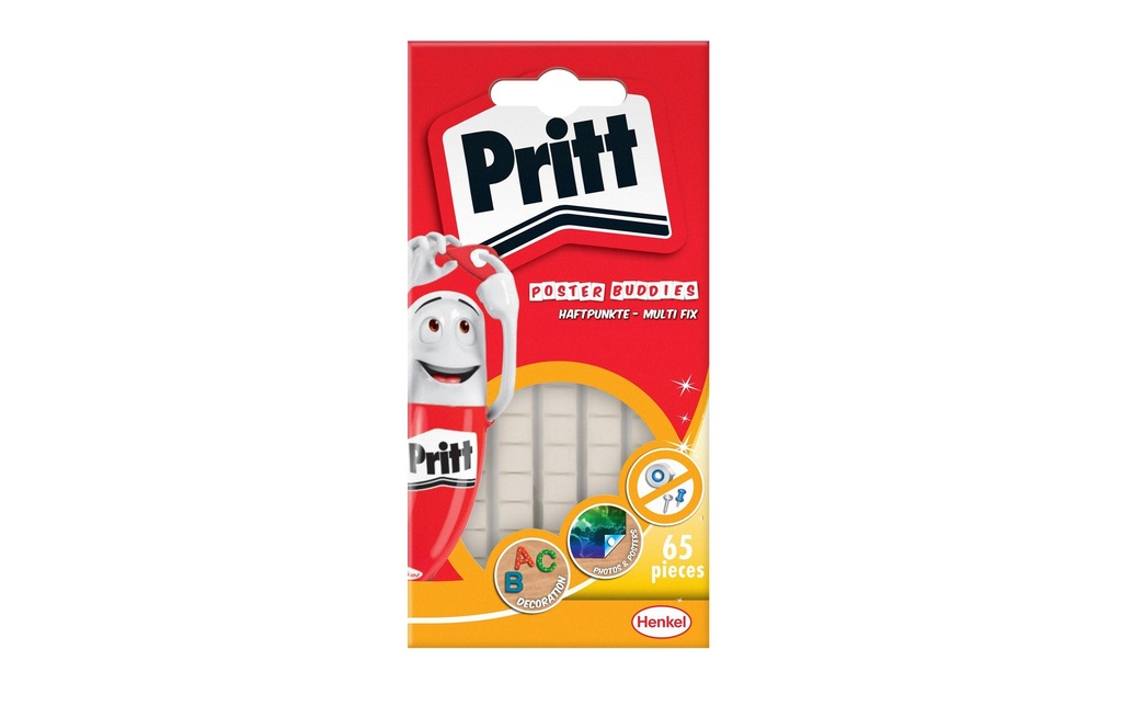 PRITT Past.adhé.On&Off Multi-Fix (65 pces)