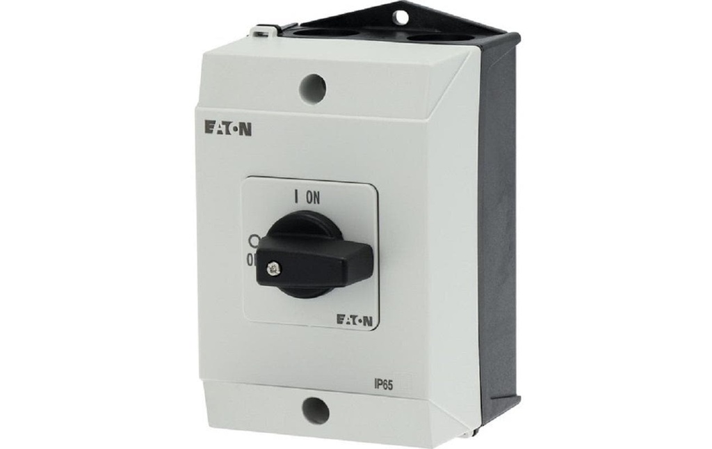 Eaton Interrupteur principal 3 pôles, 20 A T0, Noir