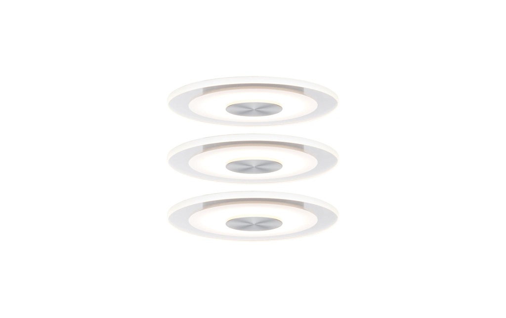 Paulmann Luminaire encastré Set de base LED Whirl 3x 4.9W