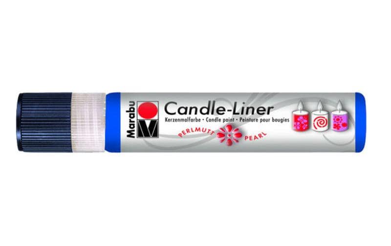 Marabu Peinture pour bougie Candle-Liner 25 ml, Bleu