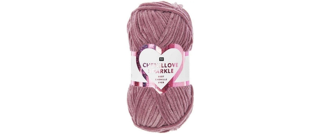 Rico Design Laine Rico Chenillove Sparkle Baie