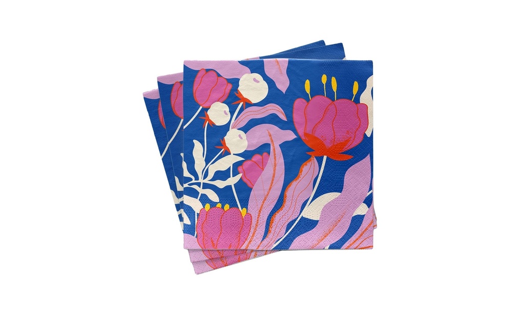Chic Mic Serviettes à cocktail Conte d'été 33 cm x 33 cm, 1 Pièce/s