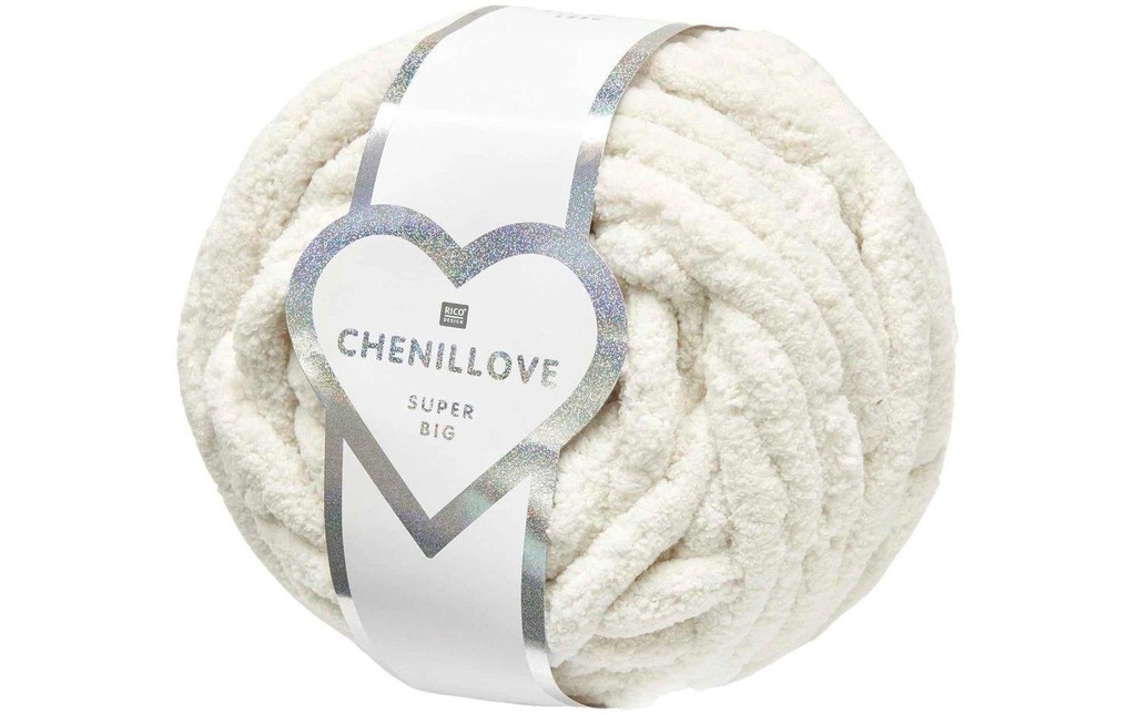 Rico Design Laine Chenillove Super Big 300 g, Crème