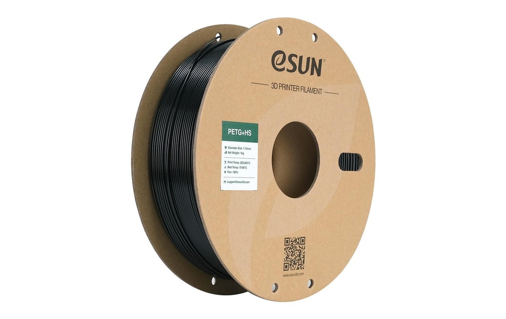 eSun Filament PETG+ HS Noir 1.75 mm 1 kg