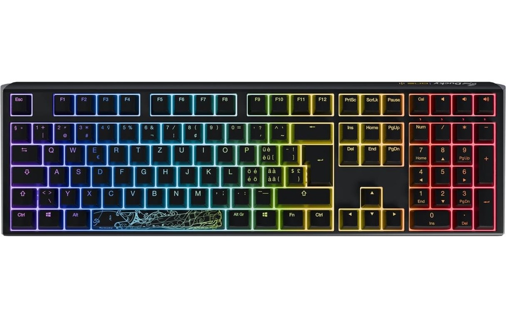 Ducky Clavier de gaming ONE 3 Classic MX-Cherry Red CH-Layout