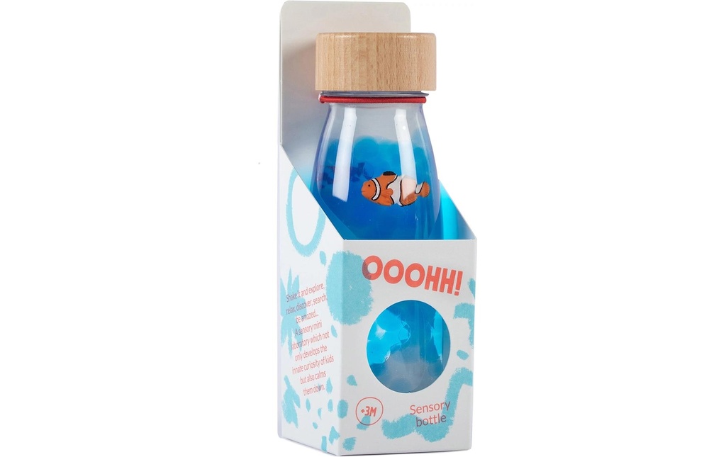 Sombo Bouteille sensorielle avec son – poisson-clown 15.5 cm
