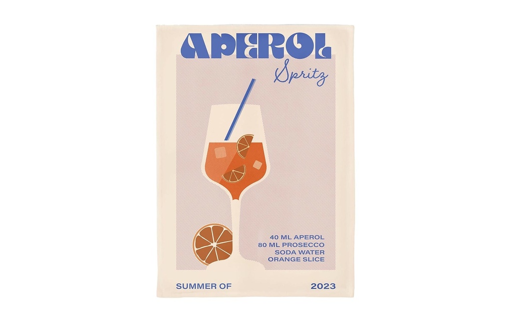 Chic Mic Torchon pour la vaisselle Aperol (2025) 50 x 70 cm
