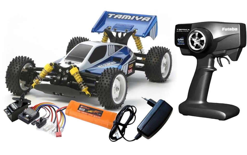 Tamiya Buggy Neo Scorcher 4WD TT-02B kit de démarrage, 1:10