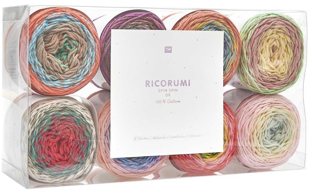 Rico Design Laine Ricorumi Spin Spin 50 g, set de 8
