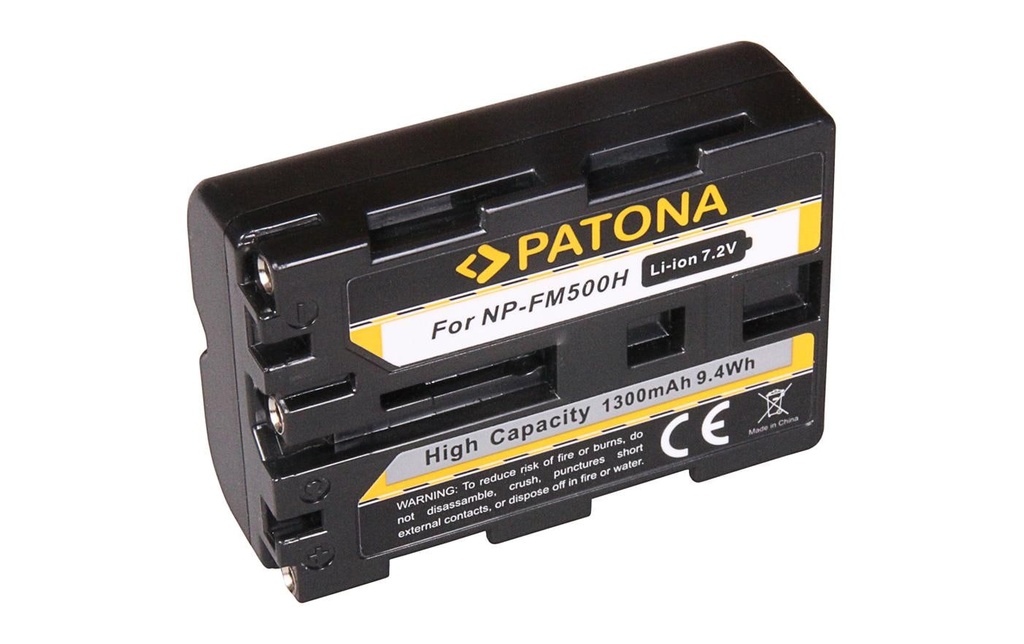 Patona Batterie pour Appareils photo numérique NP-FM500H