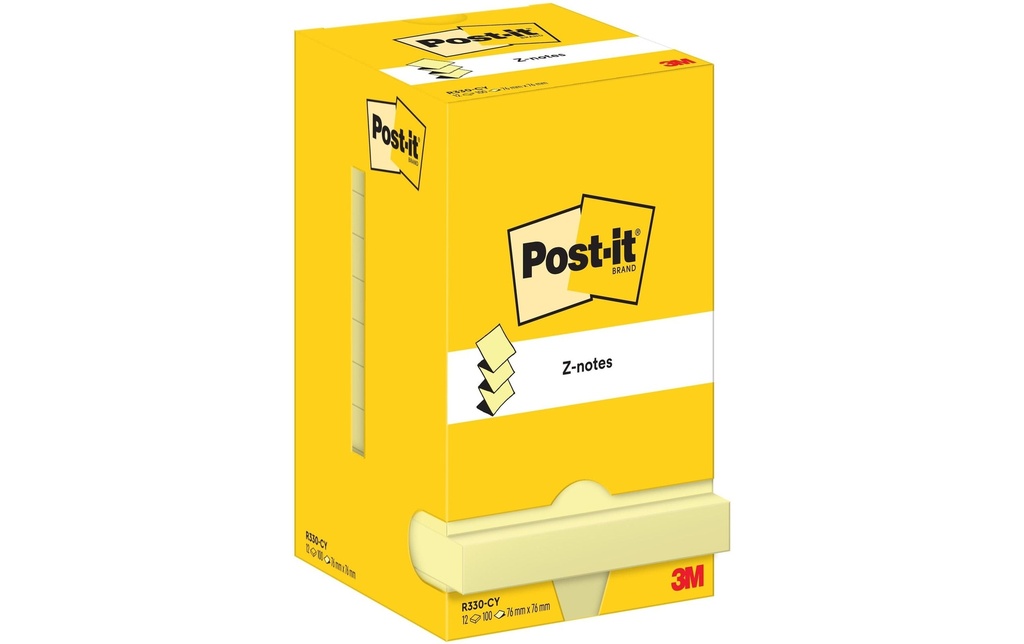 POST-IT Post-it Z-Notes R330CY jaune (12 pces)