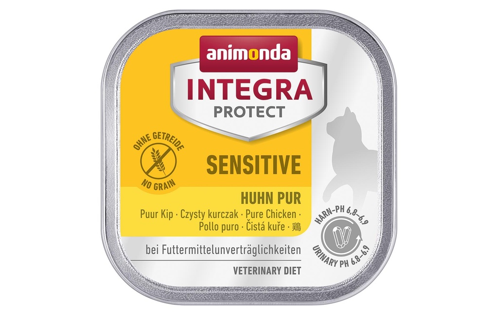 Animonda Integra Protect Nourriture humide Sensitive poulet pur, 100 g