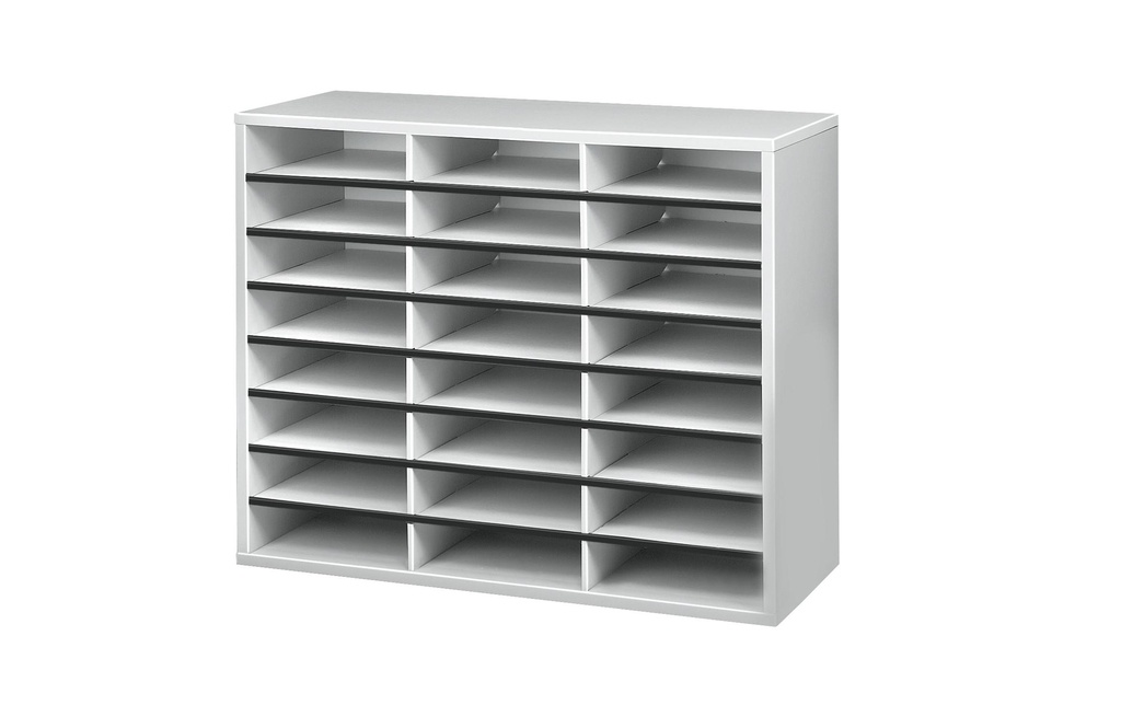 Fellowes Rangement pour documents Manager du courrier et des brochures A4, 24 compartiments