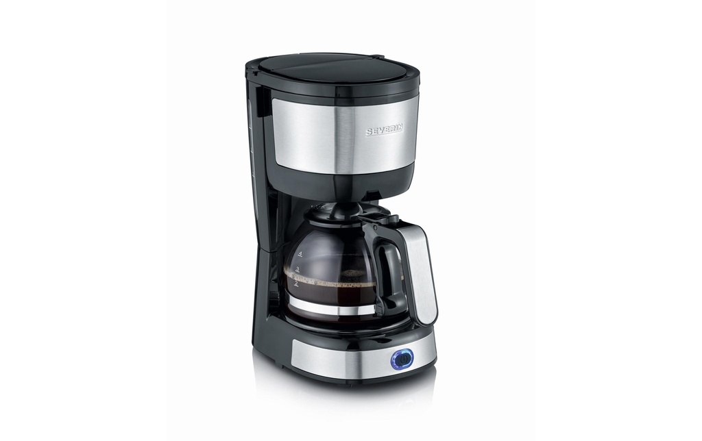 Severin Cafetière filtre KA 4808 Noir/Argenté