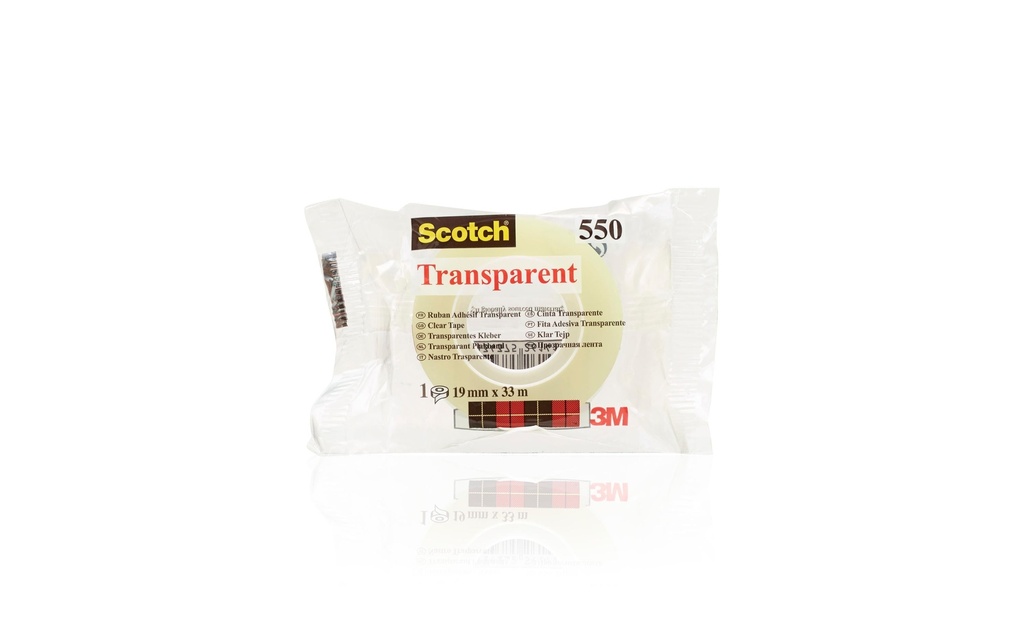 SCOTCH Transparent tape 550 19mmx33m (33 pces)