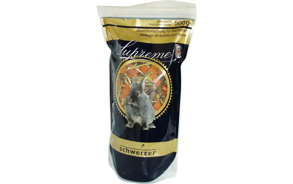 Eric Schweizer Nourriture de base Supreme pour les lapins, 500 g