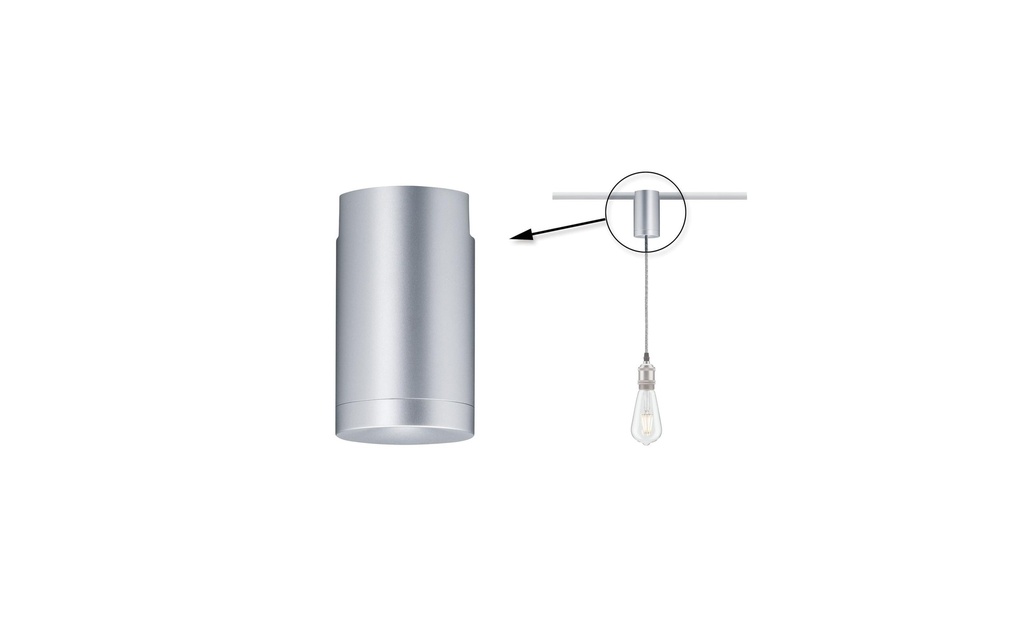 Paulmann Adaptateur universel URail pour suspension, Chrome