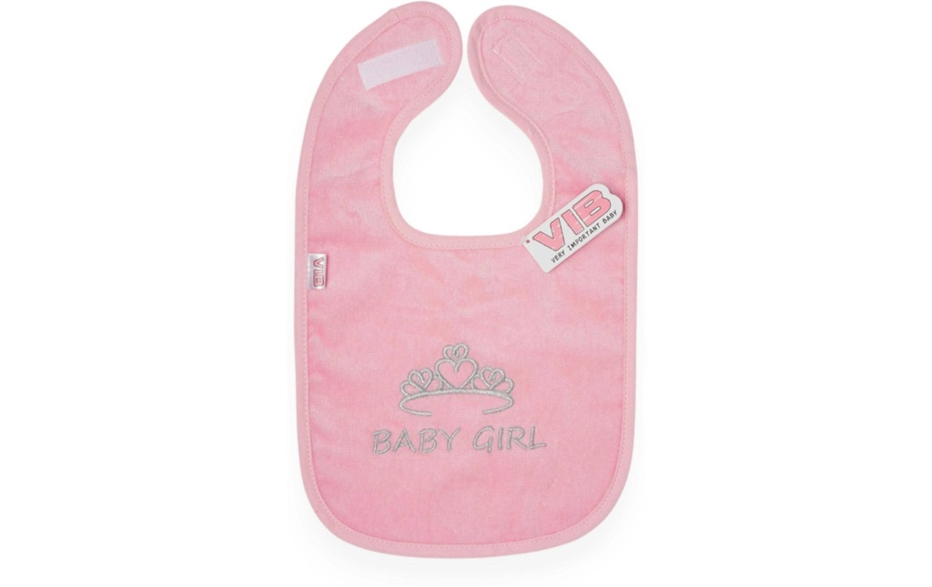 Very Important Baby Bavoir Baby Girl Rose