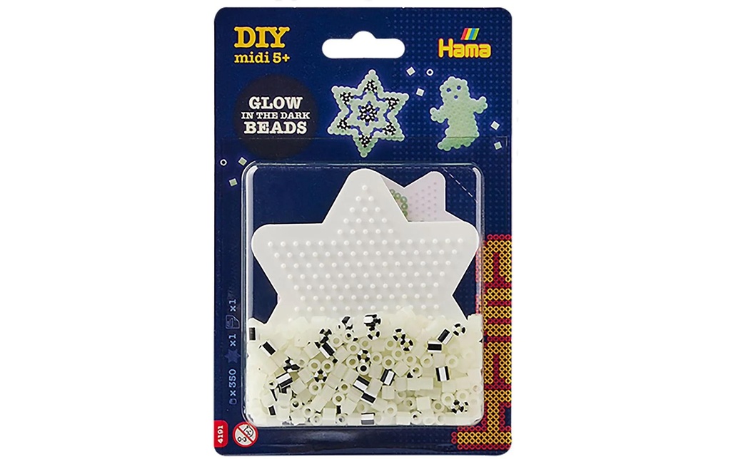 Hama Perles à repasser Étoile Blanc