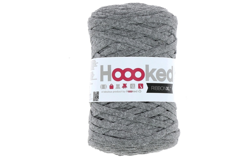 Hoooked Laine Ruban XL 250 g, Gris roche