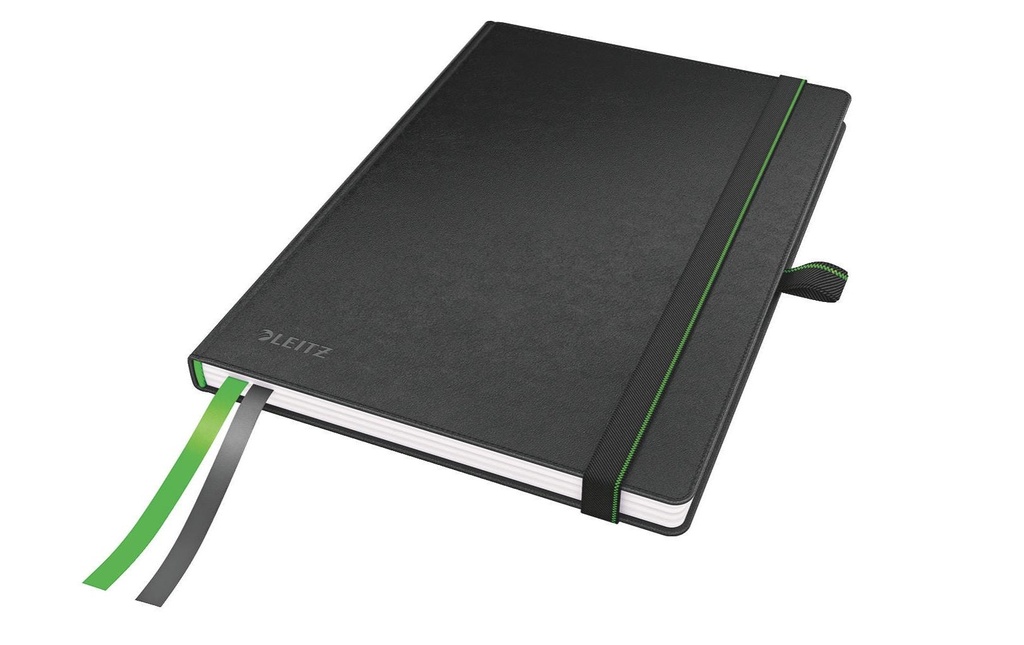 Leitz Carnet de notes A5, À lignes, Noir