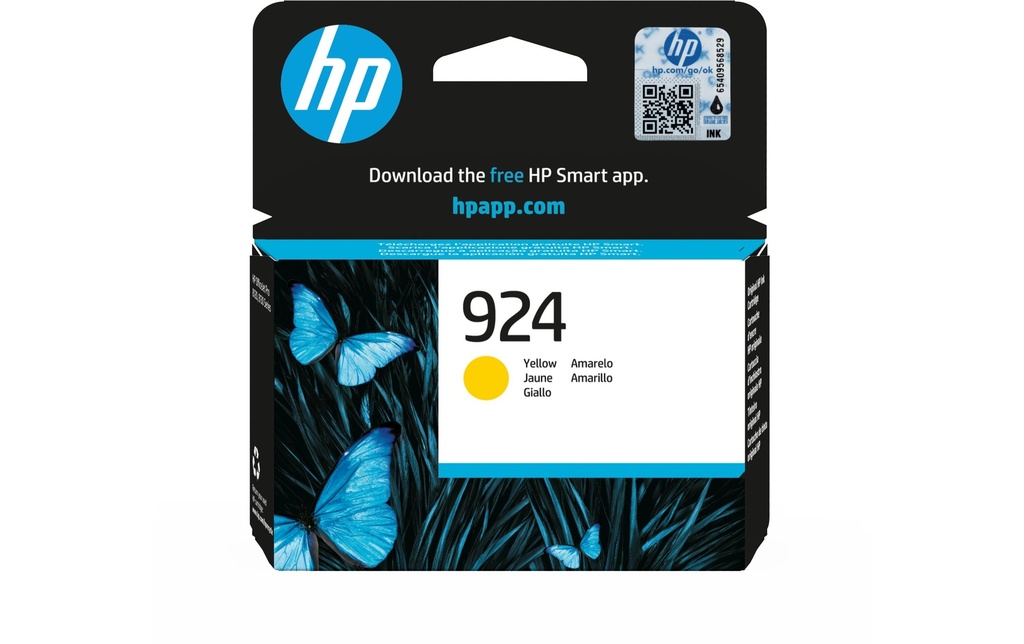 HP Encre N° 924 (4K0U5NE) Yellow