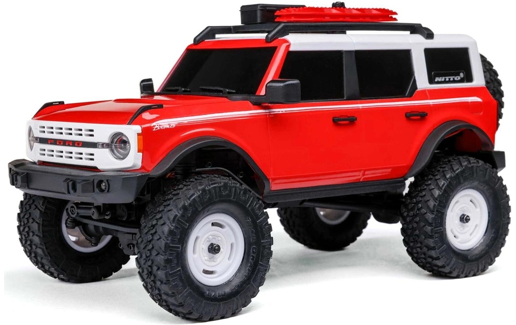 Axial Rock Crawler SCX24 Ford Bronco, Rouge RTR, 1:24