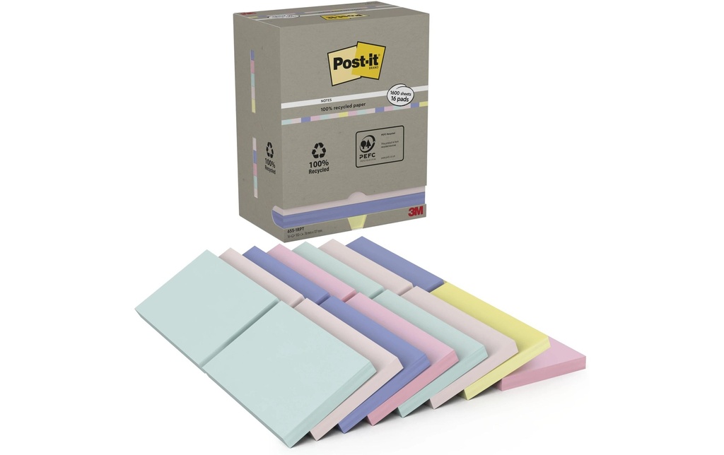POST-IT Post-it Recycling Notes 655-1R (16 pces)