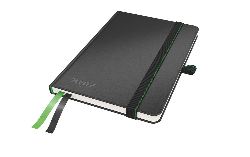 Leitz Carnet de notes A6, À lignes, Noir