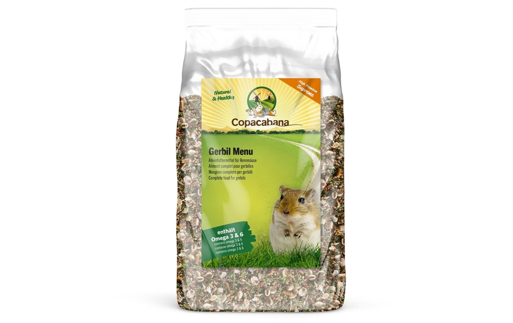 Copacabana Nourriture de base Menu Gerbil Suprême, 750 g